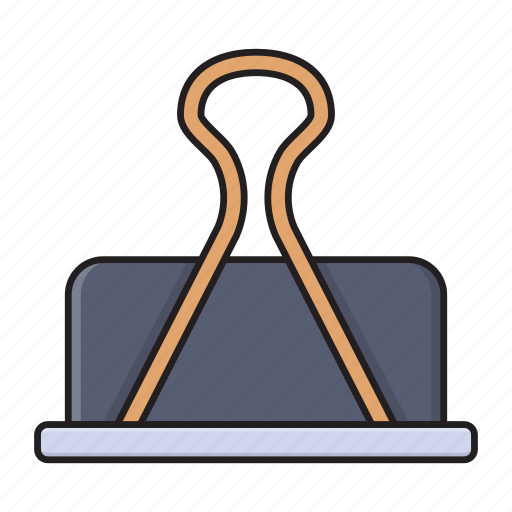 Attach, clip, document, paper, stationary icon - Download on Iconfinder