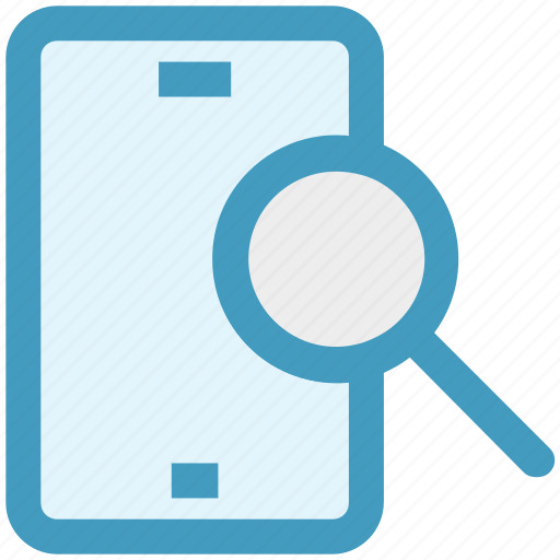Find, magnifier, mobile, mobile scanning, searching, smartphone icon - Download on Iconfinder