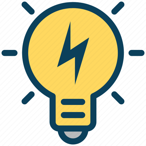 Digital, marketing, bulb, idea, light, storm icon - Download on Iconfinder