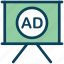 digital, marketing, ad, board, advertisement, presentation 