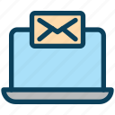 digital, marketing, laptop, email, message, letter, mail