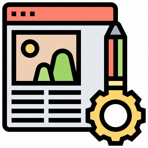 Blog, content, design, management, template icon - Download on Iconfinder