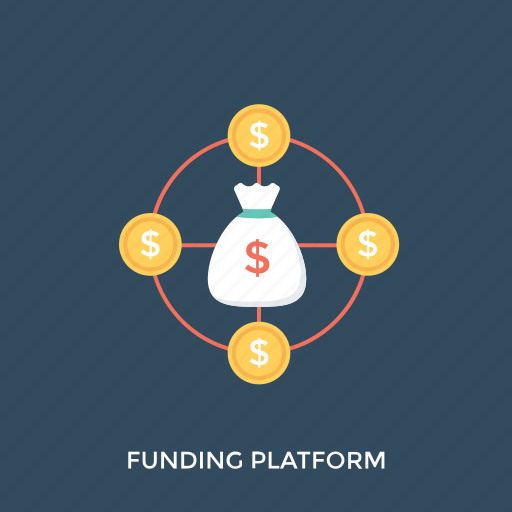 Crowdfunding, funding platform, fundraising, online charity, online donation icon - Download on Iconfinder