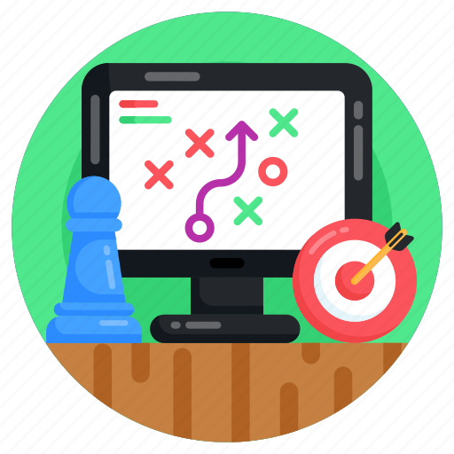 Tactical plan, tactics, strategy, objective, scheme icon - Download on Iconfinder