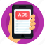 phone ads, mobile ads, mobile content, online content, online ad 
