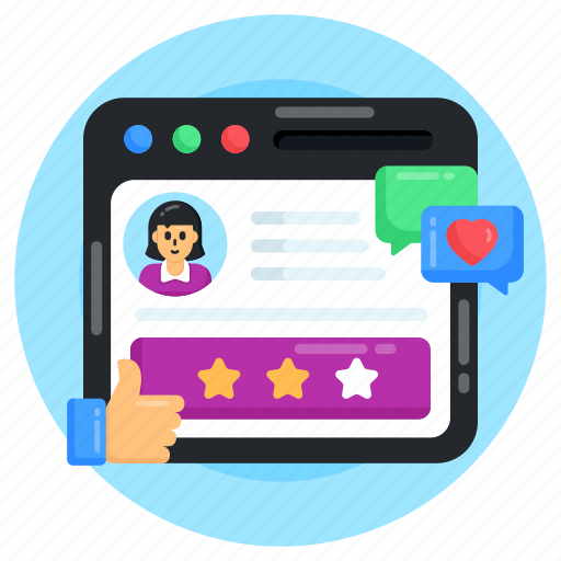 Web ranking, website ratings, customer ratings, web feedback, web reviews icon - Download on Iconfinder