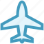 aero plane, airliner, airplane, flight, fly, plane, transport 
