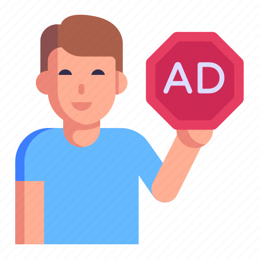 Ad blocker, ad, promotion, marketing, advertisement icon - Download on Iconfinder