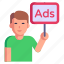 ad board, ads, advertisement, marketing, placard 