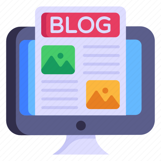 Weblog, blog management, online blog, article, digital blog icon - Download on Iconfinder