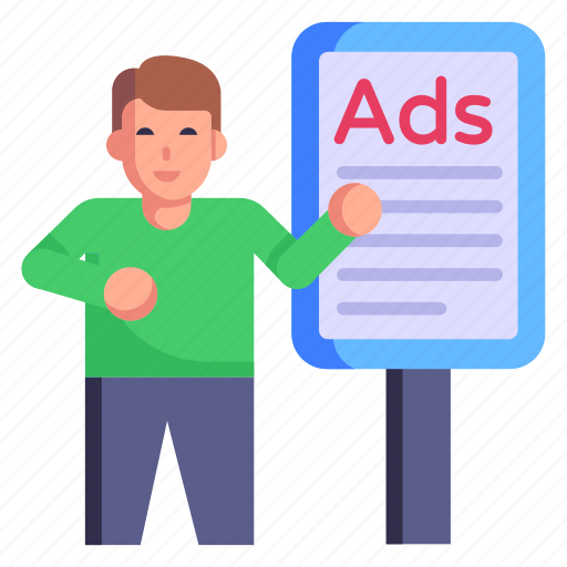 Advertisement panel, ads board, ad panel, road ads, advertising icon - Download on Iconfinder