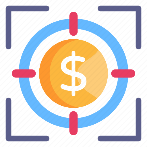 Business focus, financial focus, financial target, financial aim, objective icon - Download on Iconfinder