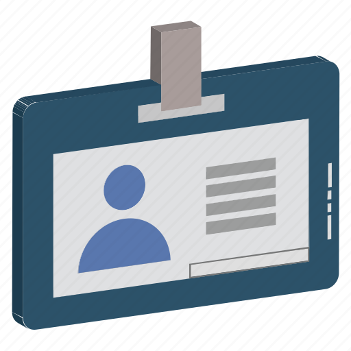 Employee card, id access, id badge, id card, identity card, student card, volunteer card icon - Download on Iconfinder