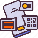 online, payment, credit, card, cash, qr, code