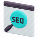 seo, business, and, finance, magnifying, glass, ecommerce, search, 3d 