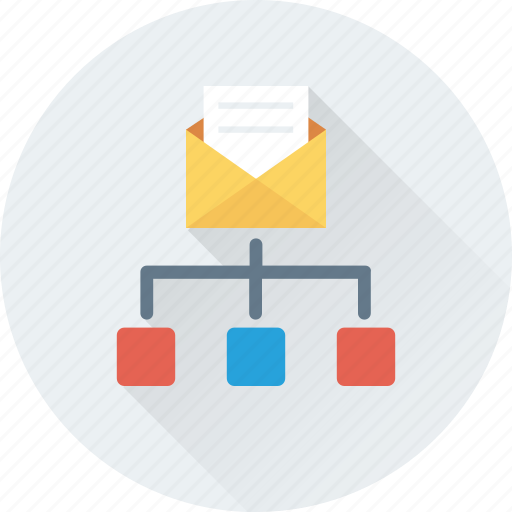 Communication, email, envelope, hierarchy, mail icon - Download on Iconfinder