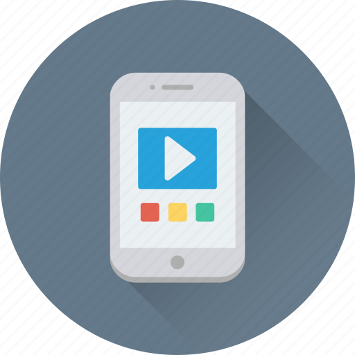Media player, mobile media, mobile video, music player, video player icon - Download on Iconfinder