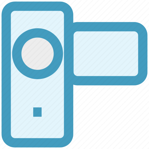 Camcorder, camera, digital cam, handycam, recording, video camera icon - Download on Iconfinder