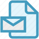 digital marketing, document, envelope, file, letter, message