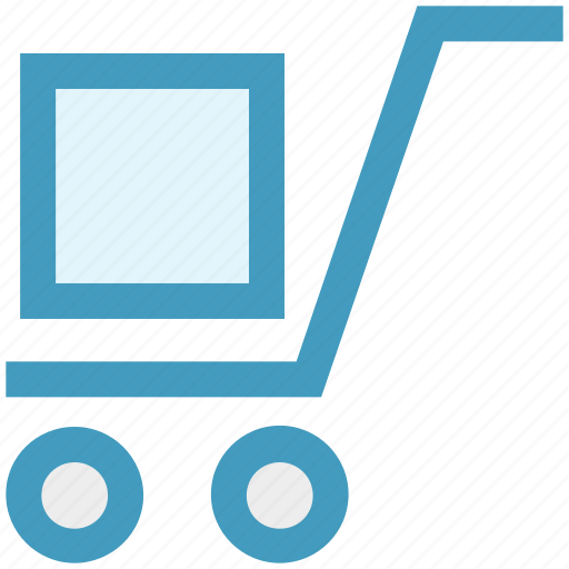 Box, cargo, cargo cart, delivery, digital marketing, package, transport icon - Download on Iconfinder