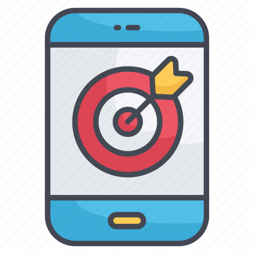 Mobile, target, business, smartphone icon - Download on Iconfinder