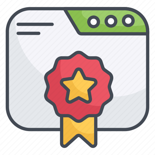 Awarded, website, webpage icon - Download on Iconfinder