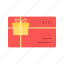 gift, card, voucher, coupon, present, credit, box 