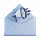 envelope, email, letter, megaphone, marketing, advertisement, broadcast