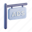 ad, marketing, signange, signbord, hanging, signboard, advertising 
