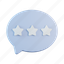 feedback, review, bubble, chat, business, testimonial, stars 