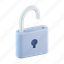 unlock, padlock, access, security, open, secure 