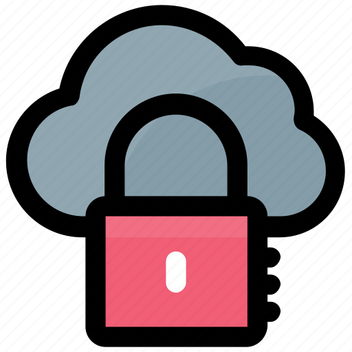 Cloud computing, cloud lock, cloud protection, cloud security, data privacy icon - Download on Iconfinder