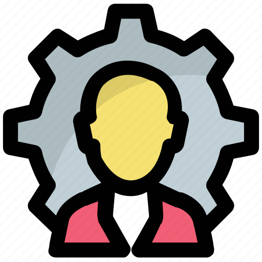 Brainstorming, creative person, profile setting, technical support, thinking icon - Download on Iconfinder