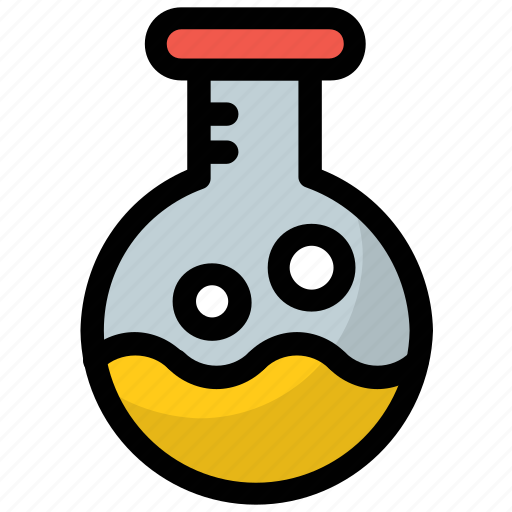 Beaker, chemical flask, conical flask, lab flask, lab glassware, test tube icon - Download on Iconfinder