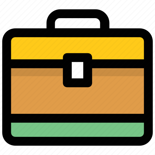 Briefcase, business bag, carrying case, documents bag, portfolio bag icon - Download on Iconfinder