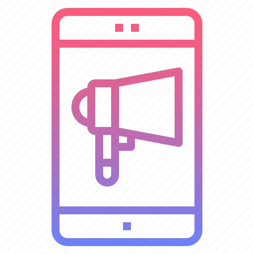 Marketing, megaphone, mobile, phone icon - Download on Iconfinder