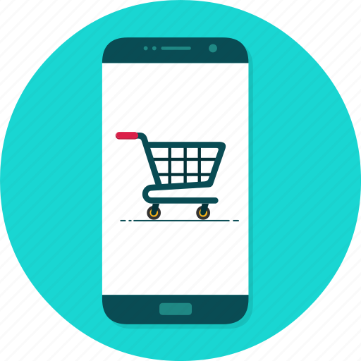 Cart, mobile, online shopping, shopping cart icon - Download on Iconfinder