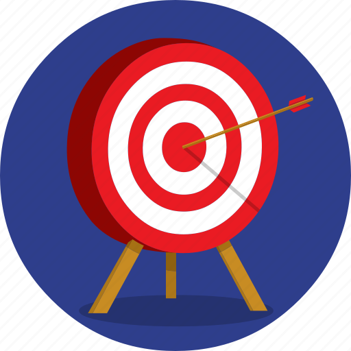 Aim, archery, darts, goal, success, target icon - Download on Iconfinder