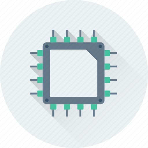 Chip, electronic, memory chip, microprocessor, processor chip icon - Download on Iconfinder
