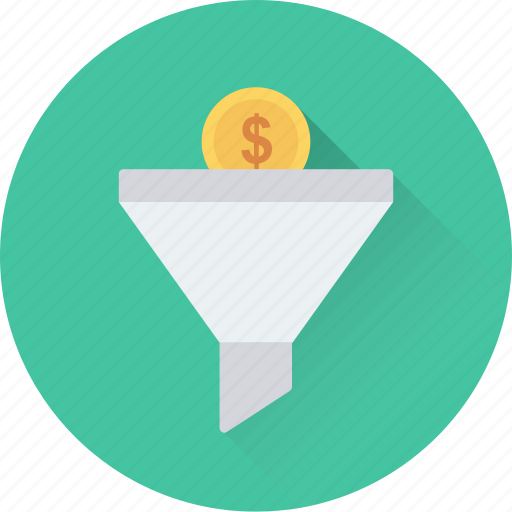 Conversion, dollar, economy, exchange, funnel icon - Download on Iconfinder