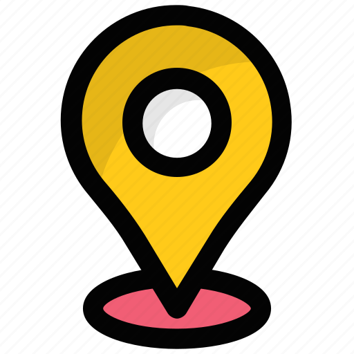 Location finder, map navigation, map pin, map pointer, placeholder icon - Download on Iconfinder