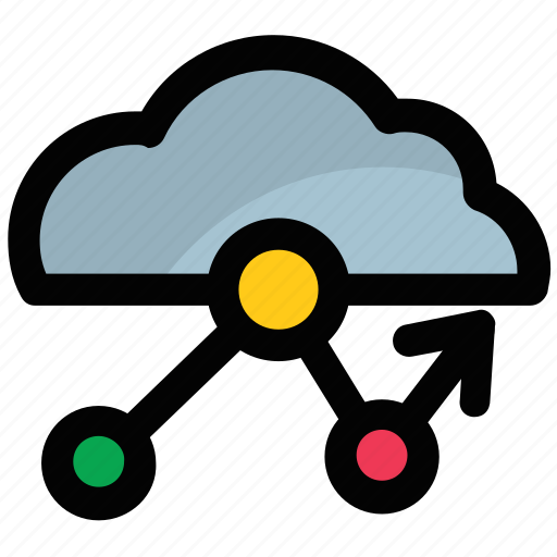 Cloud analytics, cloud computing, cloud data, cloud economy, cloud graph icon - Download on Iconfinder