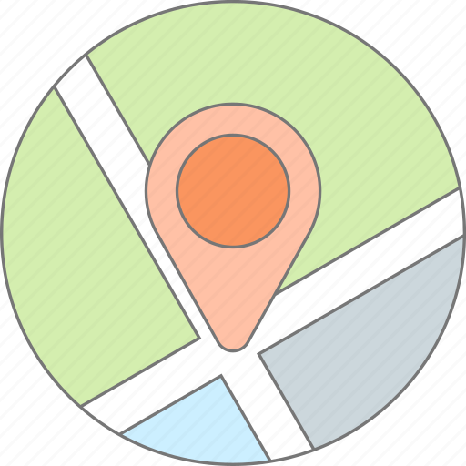 Direction, geo, location, map, mark, pin, road icon - Download on Iconfinder