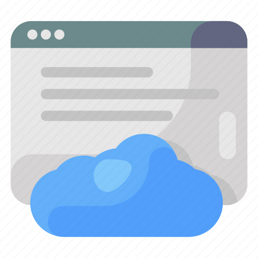 Cloud, website, cloud website, cloud site, cloud web page, cloud technology, cloud web icon - Download on Iconfinder