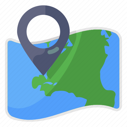 Map, location, gps, navigation, geolocation icon - Download on Iconfinder