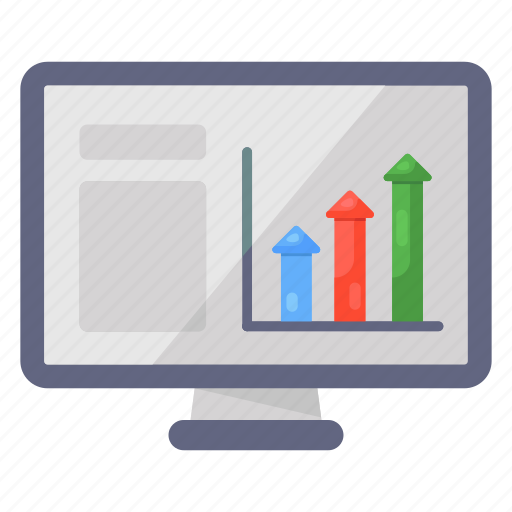 Online, graph, online analytics, online graph, statistics, business data, growth chart icon - Download on Iconfinder