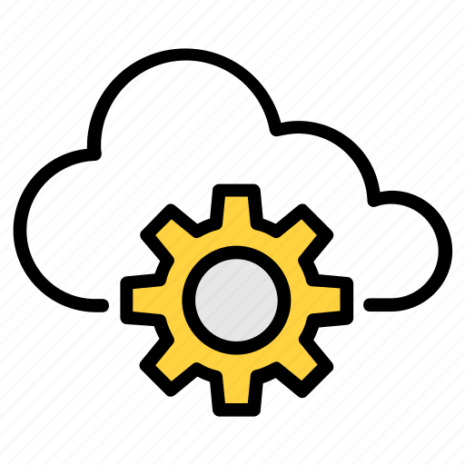 Admin, cloud, connection, database, digital, gears, setting icon icon - Download on Iconfinder