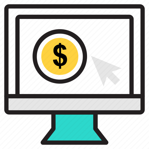 Business, earn, internet, money, online, pay per click icon icon - Download on Iconfinder