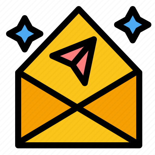 Arrow, chat, mail, open icon - Download on Iconfinder