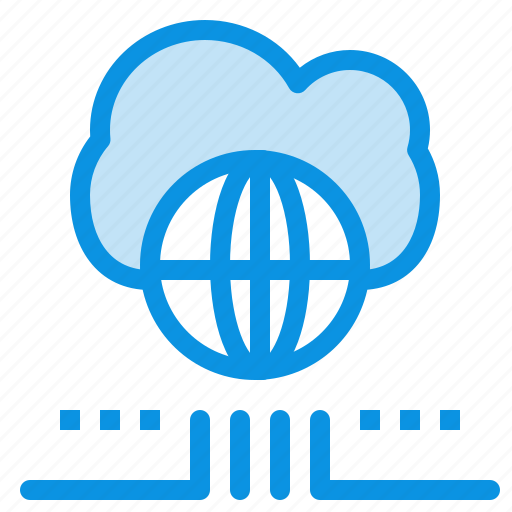 Cloud, marketing, network, world icon - Download on Iconfinder